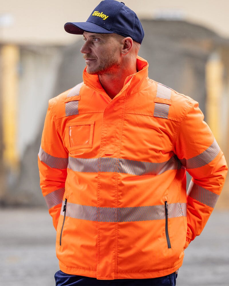 Bisley Taped Hi Vis Heated Jacket Orange Buy Online