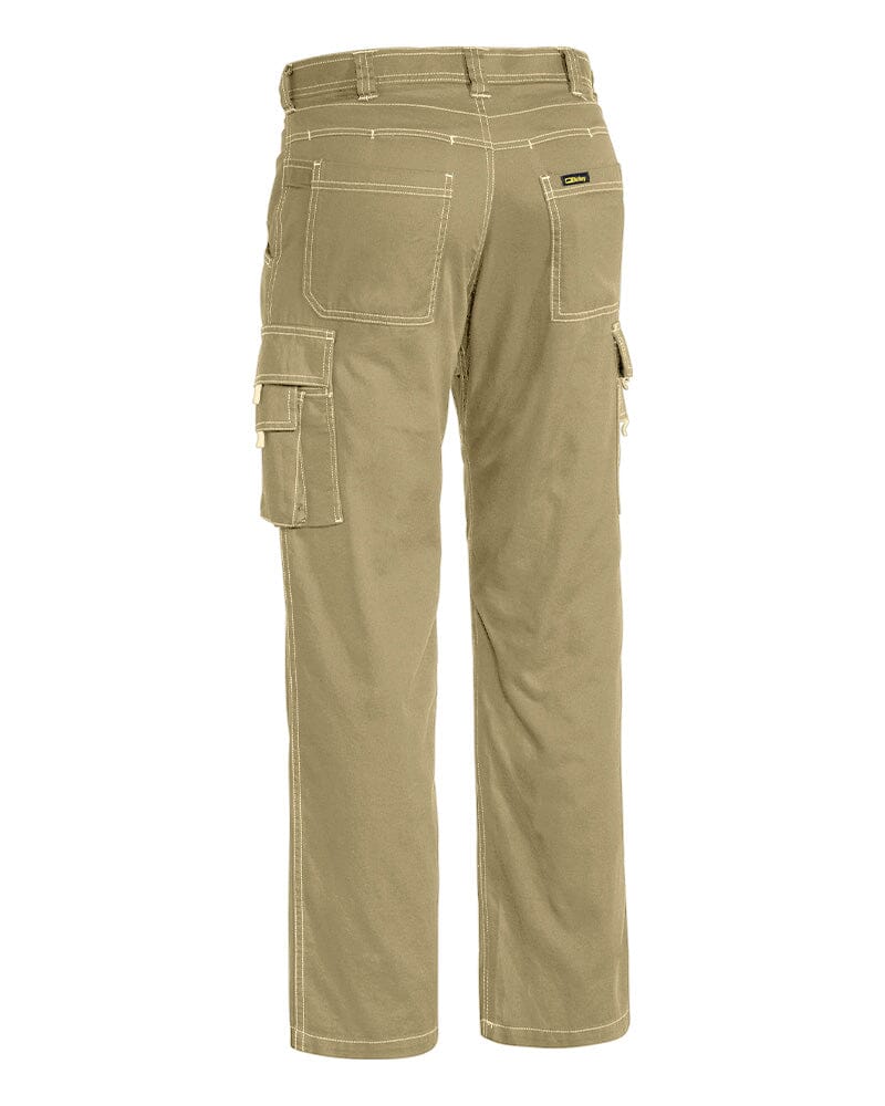 11 Pocket Mens Cool Lightweight Cargo Pants - Khaki