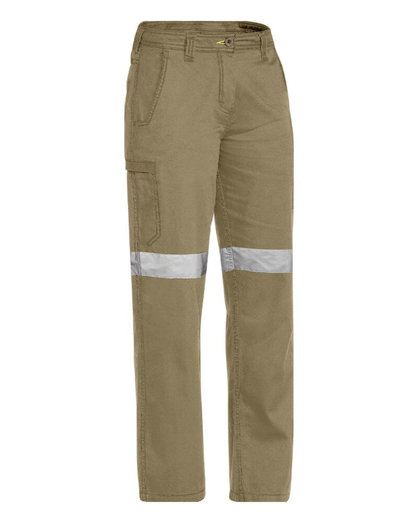 *Womens Taped Cool Vented Lightweight Cargo Pants* - Khaki