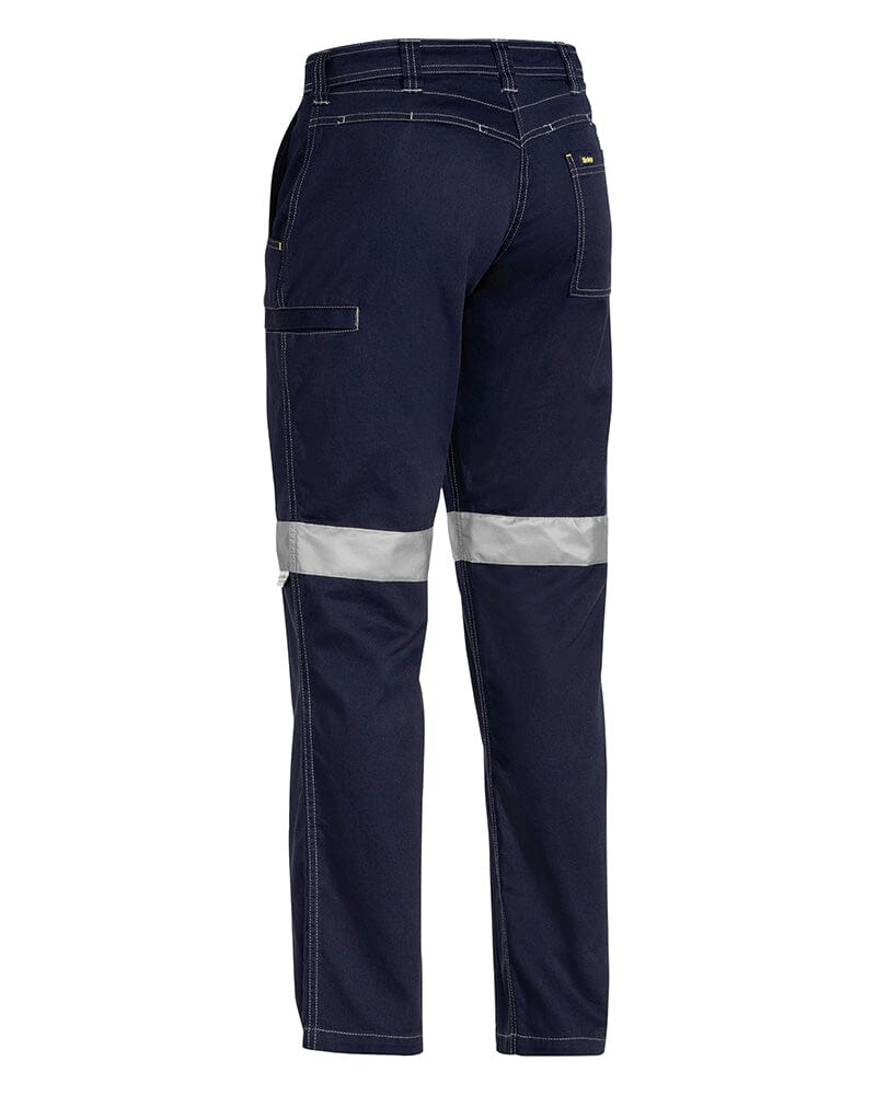 Womens Taped Cool Vented Lightweight Cargo Pants - Navy