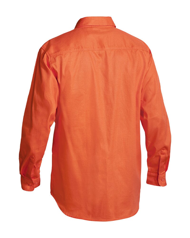 Hi Vis LS Drill Shirt - Orange