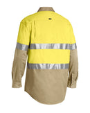 Taped Hi Vis Cool Lightweight LS Shirt * - Yellow/Khaki