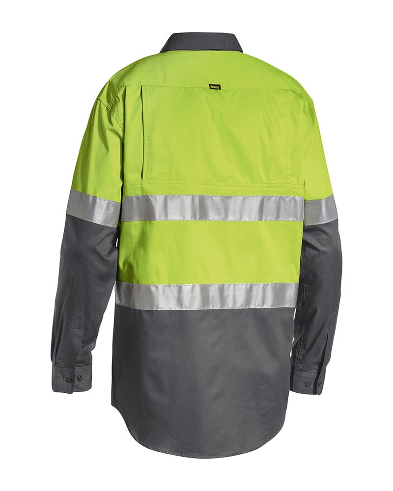Taped Hi Vis Cool Lightweight LS Shirt * - Lime/Charcoal