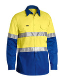 Taped Hi Vis Cool Lightweight LS Shirt * - Yellow/Royal