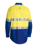 Taped Hi Vis Cool Lightweight LS Shirt * - Yellow/Royal