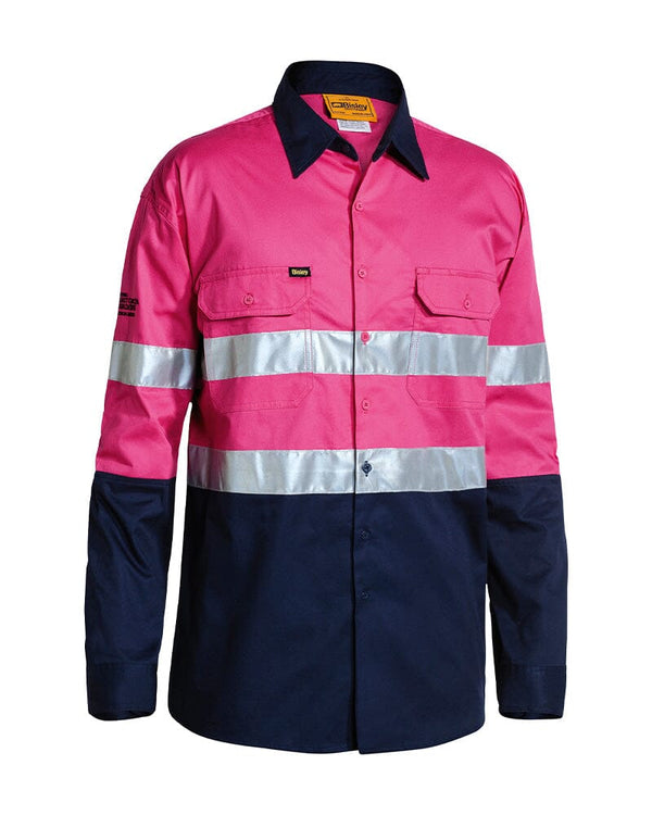3M Taped Cool Lightweight Shirt LS - Pink/Navy