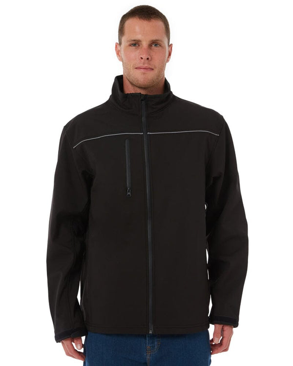 Mens Soft Shell Jacket - Black