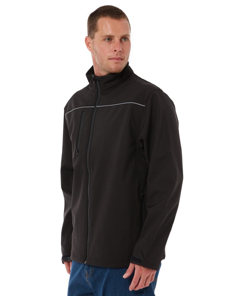 Mens Soft Shell Jacket - Black