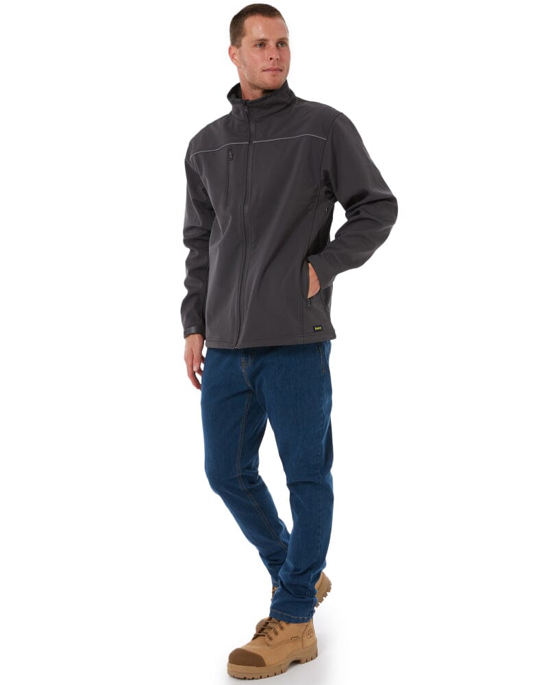Mens Soft Shell Jacket - Charcoal