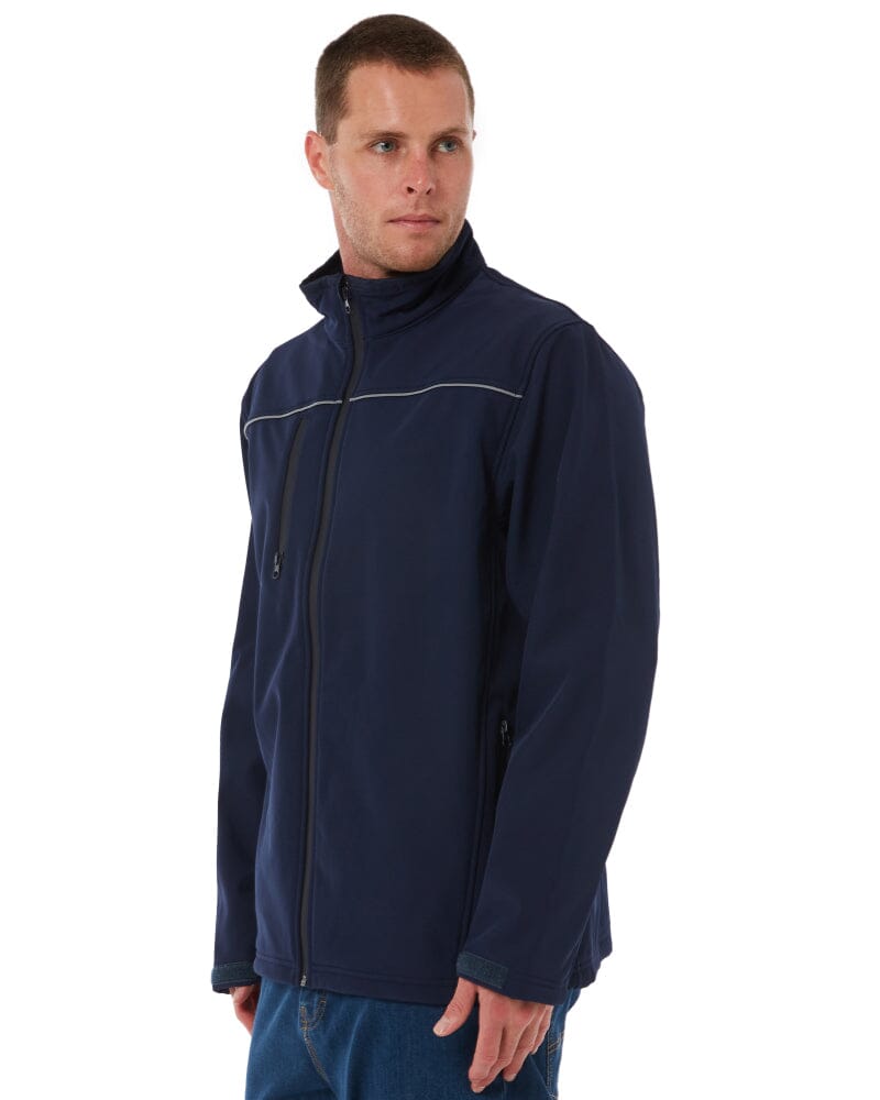 Mens Soft Shell Jacket - Navy