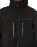 Flex and Move Hooded Soft Shell Jacket - Black