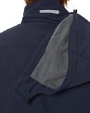 Flex and Move Hooded Soft Shell Jacket - Navy