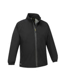 Packable Lightweight Ripstop Rain Jacket - Black