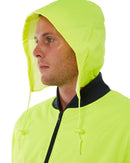 Hi Vis Bomber Jacket - Yellow/Navy