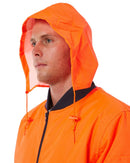 Hi Vis Bomber Jacket - Orange/Navy