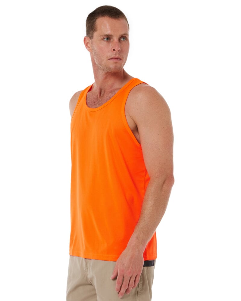 Recycled Hi Vis Singlet - Orange