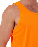 Recycled Hi Vis Singlet - Orange