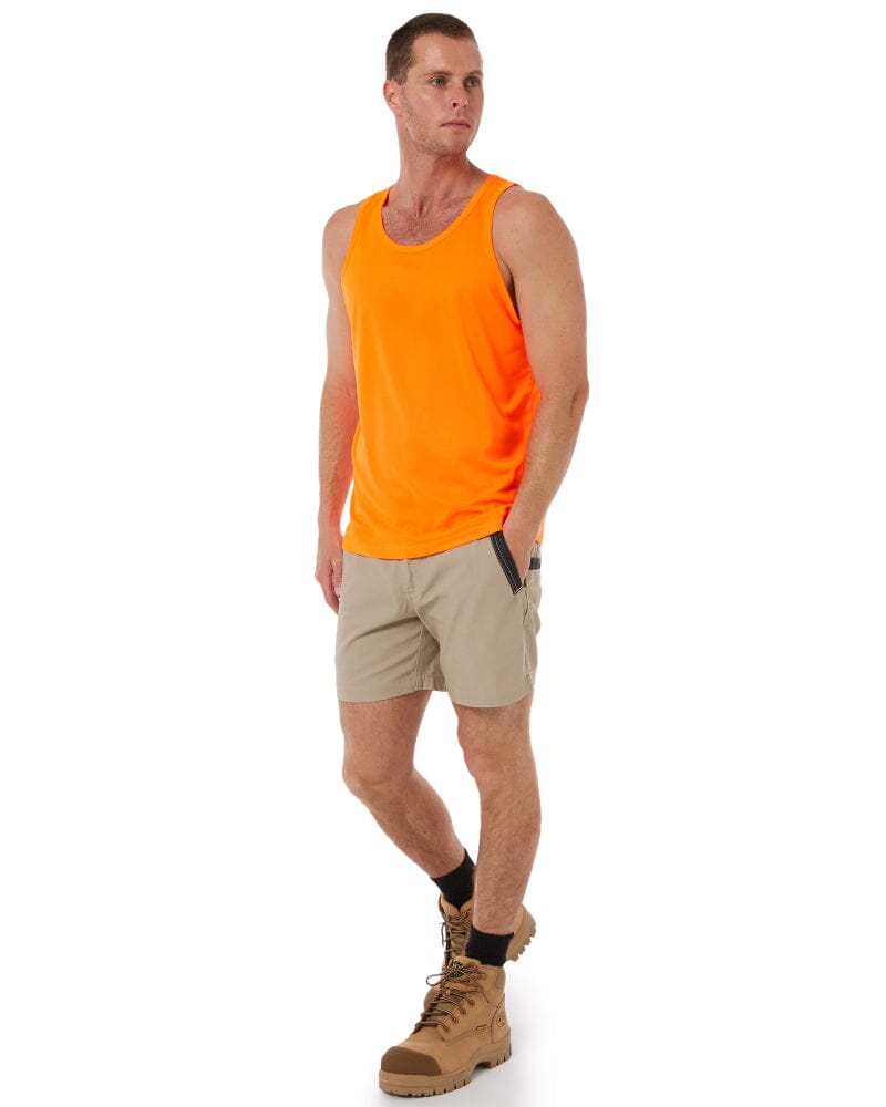 Recycled Hi Vis Singlet - Orange