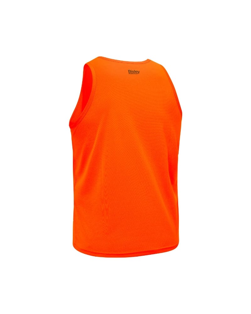 Recycled Hi Vis Singlet - Orange