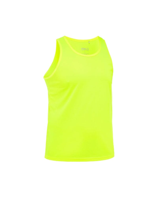 Recycled Hi Vis Singlet - Yellow