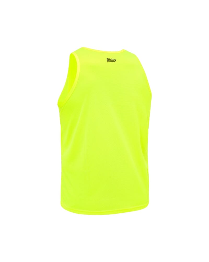Recycled Hi Vis Singlet - Yellow