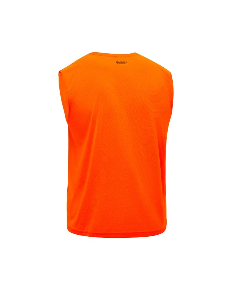Recycled Hi Vis Muscle Tank - Orange