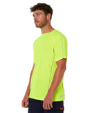 Cool Mesh Tee With Reflective Piping - Hi Vis Yellow