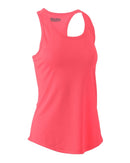 Womens Racer Back Singlet - Fluoro Pink