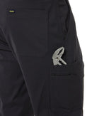 Stretch Cotton Drill Cargo Pants - Charcoal