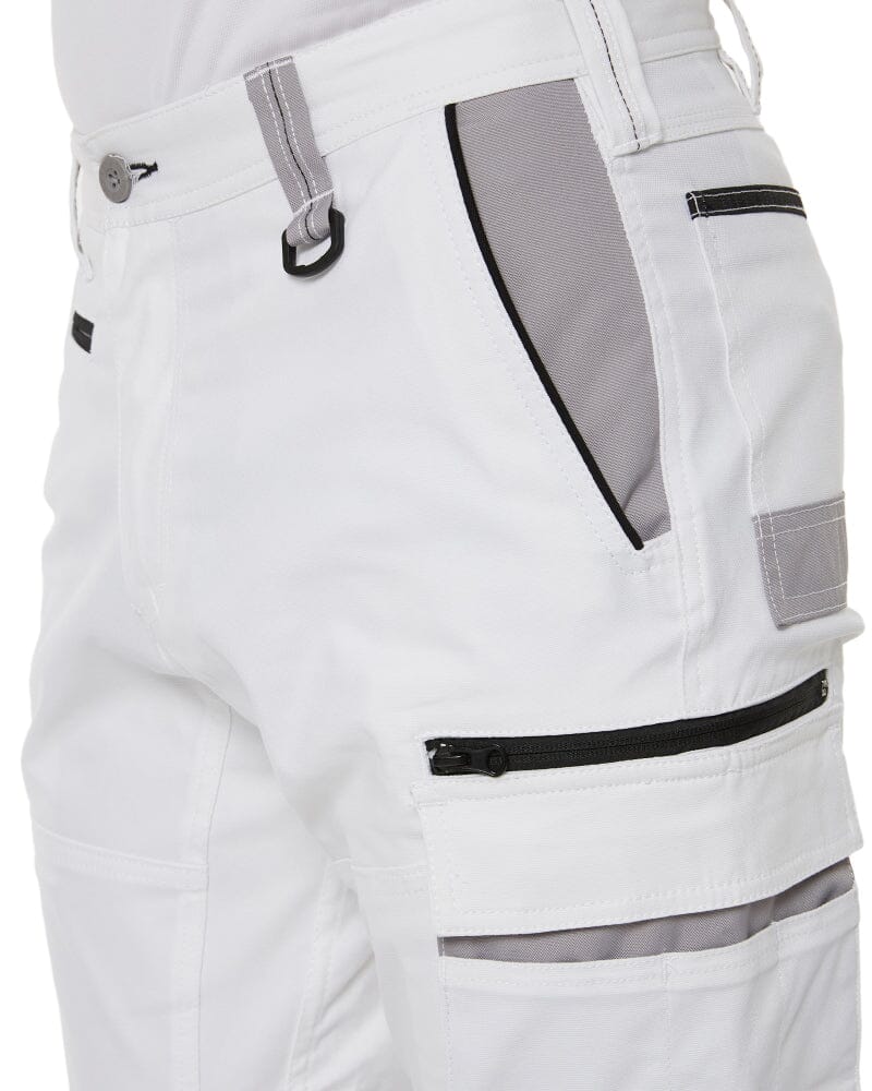 Painters Contrast Cargo Pants - White