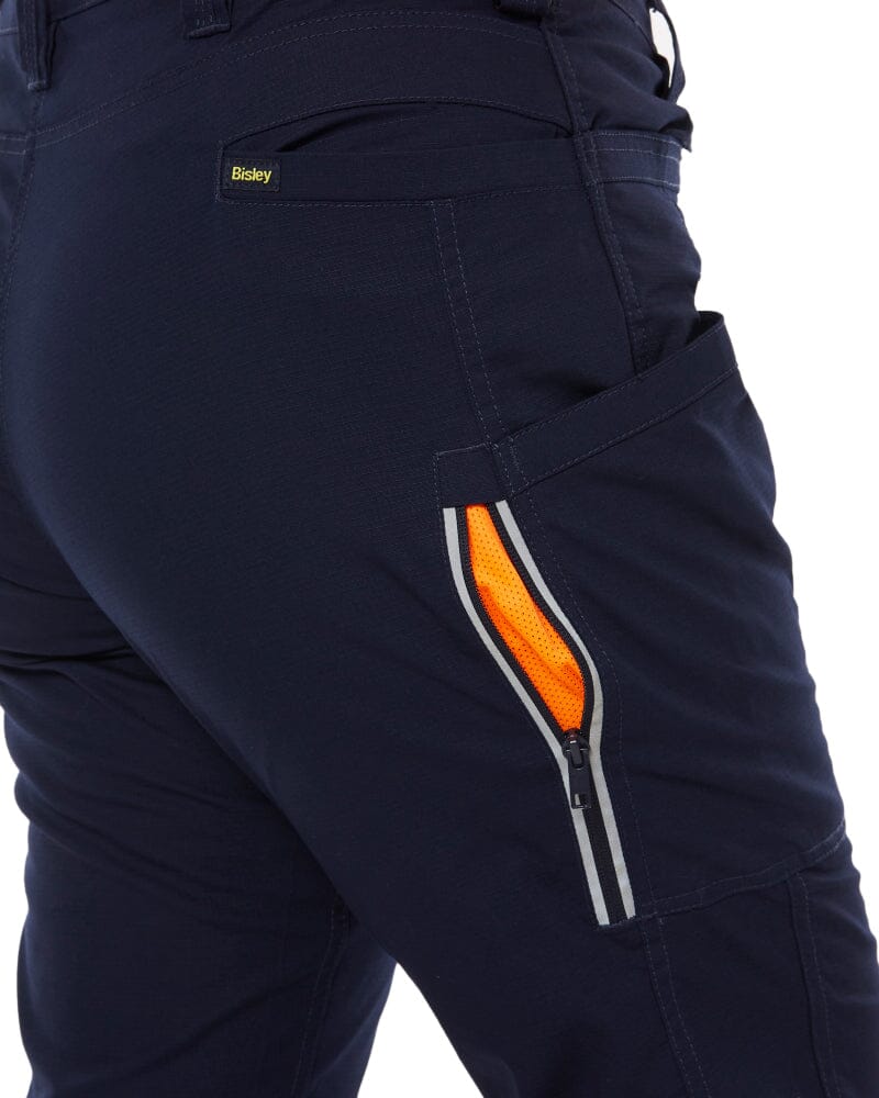 Womens X Airflow Taped Stretch Ripstop Vented Cargo Pant - Navy/Orange