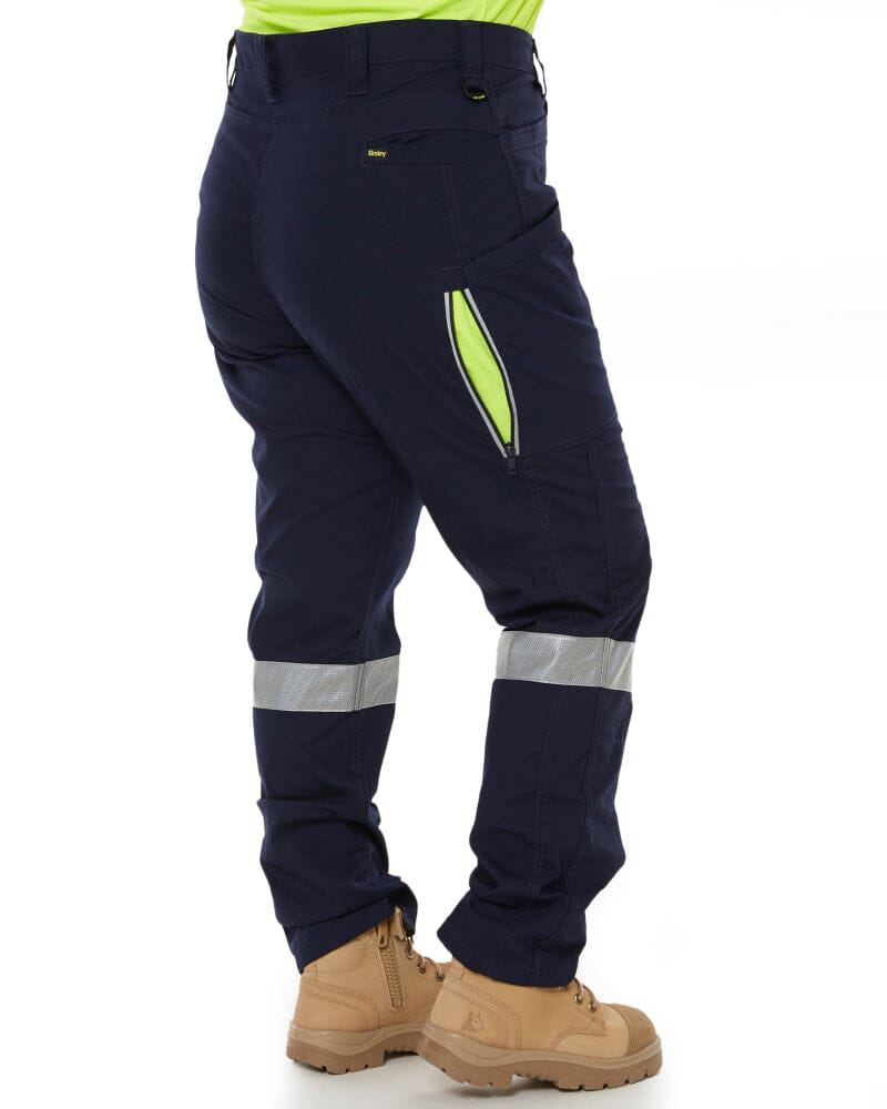 Womens X Airflow Taped Stretch Ripstop Vented Cargo Pant - Navy/Yellow