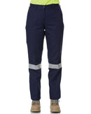 Womens Taped Original Drill Work Pants - Navy