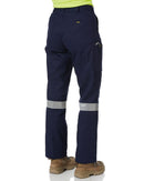 Womens Taped Original Drill Work Pants - Navy