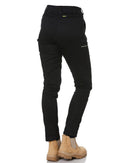 Tradies Womens Mid Rise Stretch Cotton Pants 2 Value Pack - Black