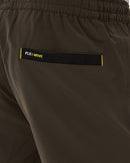 Flex and Move 4-Way Stretch Elastic Waist Short - Green