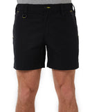 Flex and Move Elastic Waist Stretch Short Shorts - Black