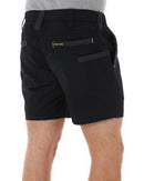 Flex and Move Elastic Waist Stretch Short Shorts - Black