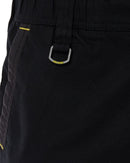 Flex and Move Elastic Waist Stretch Short Shorts - Black