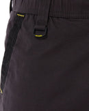 Flex and Move Elastic Waist Stretch Short Shorts - Charcoal