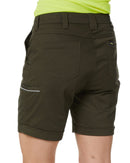 Womens Stretch Cotton Short - Olive