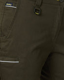 Womens Stretch Cotton Short - Olive