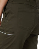 Womens Stretch Cotton Short - Olive