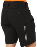 Womens X Airflow Stretch Ripstop Vented Cargo Short - Black