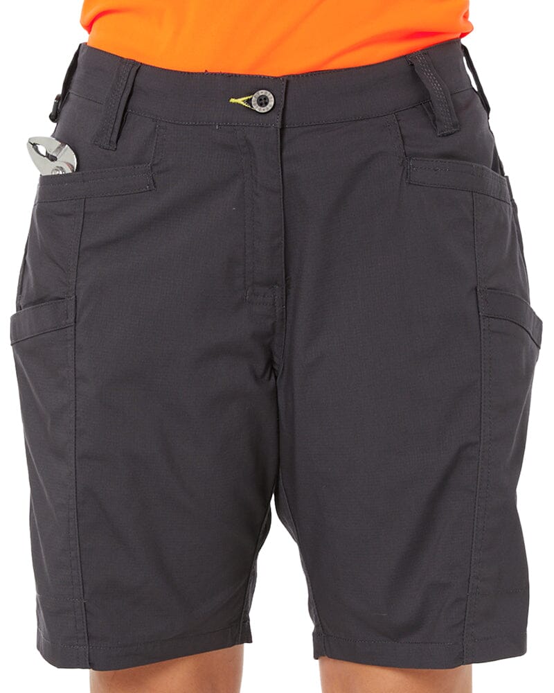 Womens X Airflow Stretch Ripstop Vented Cargo Short - Charcoal