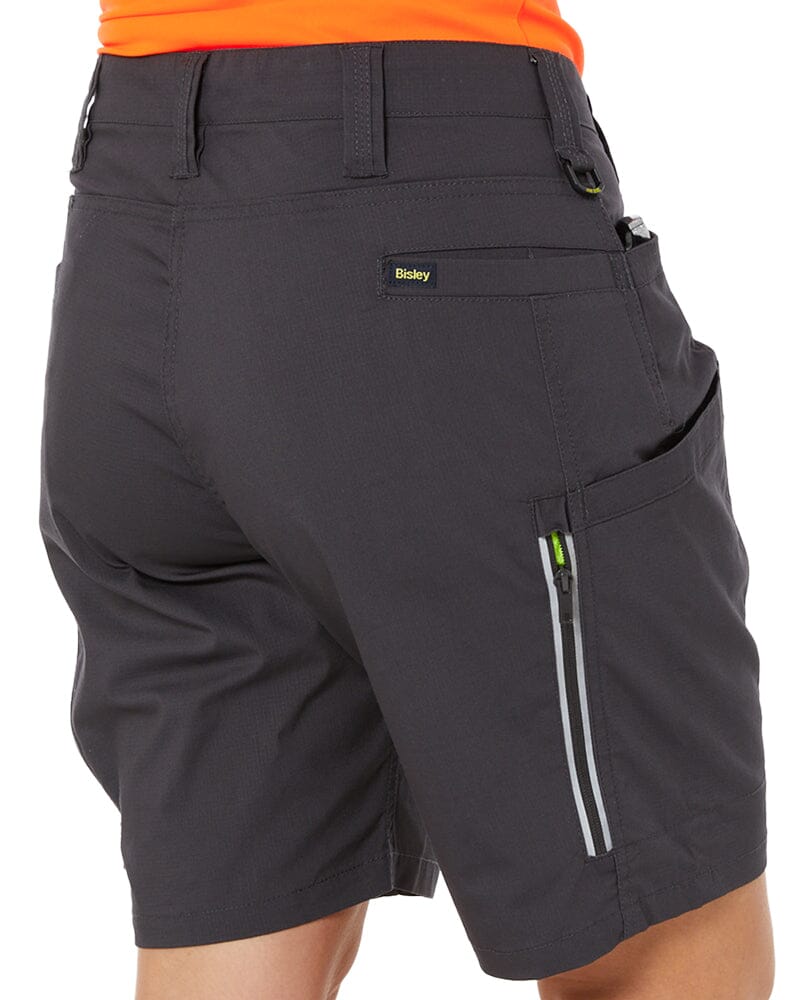 Womens X Airflow Stretch Ripstop Vented Cargo Short - Charcoal