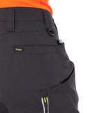 Womens X Airflow Stretch Ripstop Vented Cargo Short - Charcoal