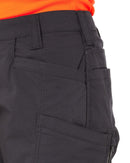Womens X Airflow Stretch Ripstop Vented Cargo Short - Charcoal