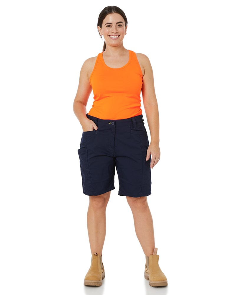 Womens X Airflow Stretch Ripstop Vented Cargo Short - Navy