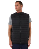 Taped Hi Vis Reversible Puffer Vest - Orange
